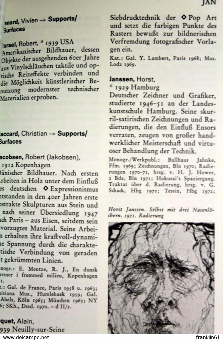 DuMonts Künstlerlexikon. Von 1945 Bis Zur Gegenwart. - Glossaries