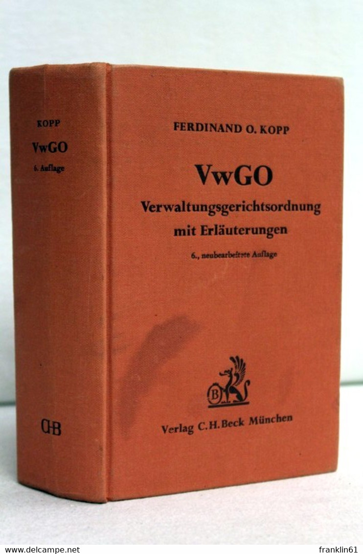 Verwaltungsgerichtsordnung - Diritto