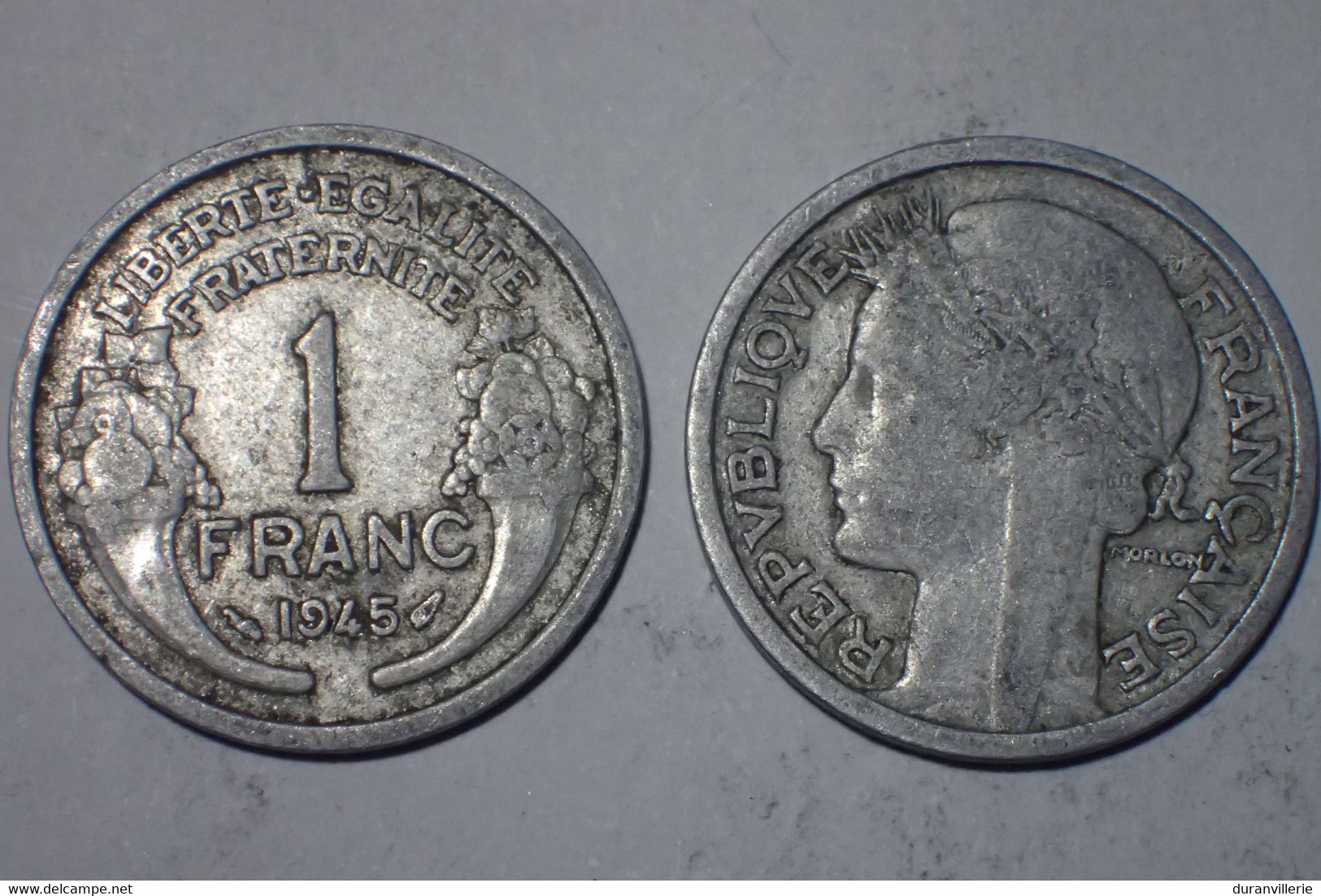 1 Franc - Morlon, Légère - Aluminium - 1945 - G 473a - 1 Franc