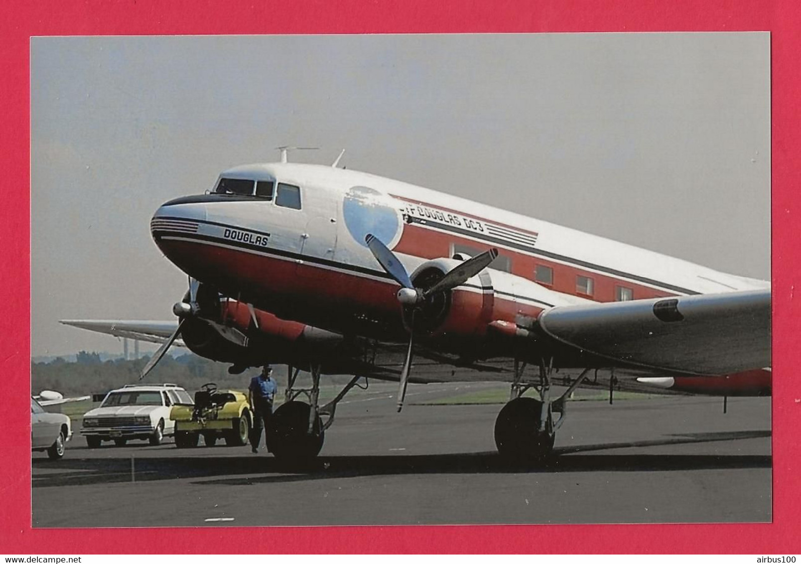 BELLE PHOTO REPRODUCTION AVION PLANE FLUGZEUG - DOUGLAS DC3 - DC 3 - Aviazione