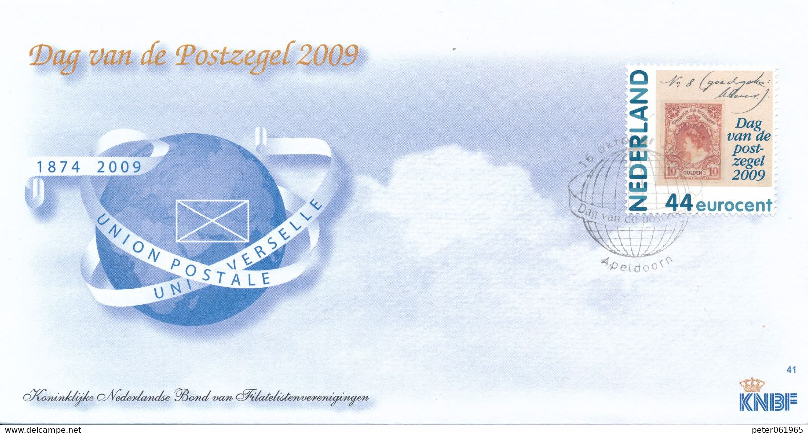 Envelop Dag Van De Postzegel 2009 - Covers & Documents