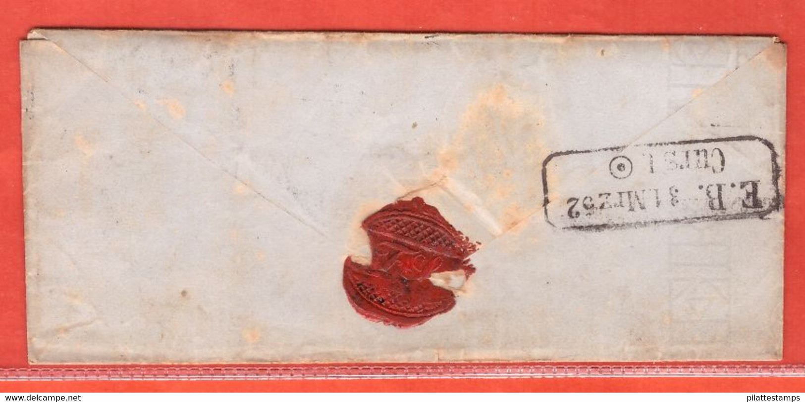 ALLEMAGNE BADE LETTRE DE 1852 POUR OBERKIRCH - Cartas & Documentos