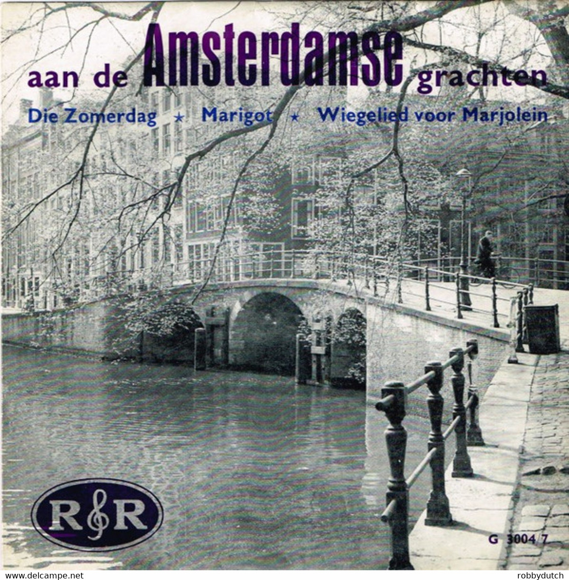 * 7" EP * LOUIS DUSÉE - AAN DE AMSTERDAMSE GRACHTEN (Holland - Autres - Musique Néerlandaise