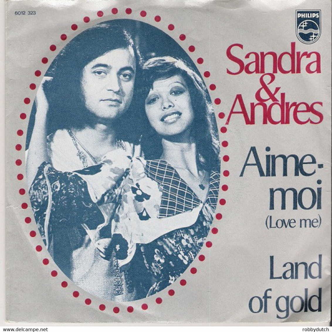 * 7" *  SANDRA & ANDRES - AIME-MOI (Holland 1973) - Andere - Nederlandstalig