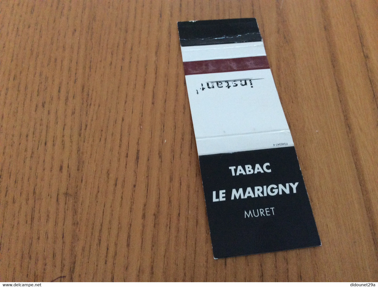 Pochette D'allumettes "instant T / TABAC LE MARIGNY - Muret (31)" - Boites D'allumettes