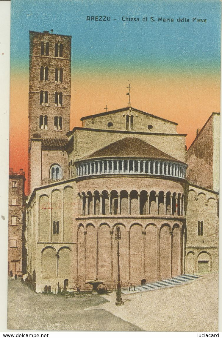 AREZZO -CHIESA DI S. MARIA DELLA PIEVE -F.P. - Arezzo