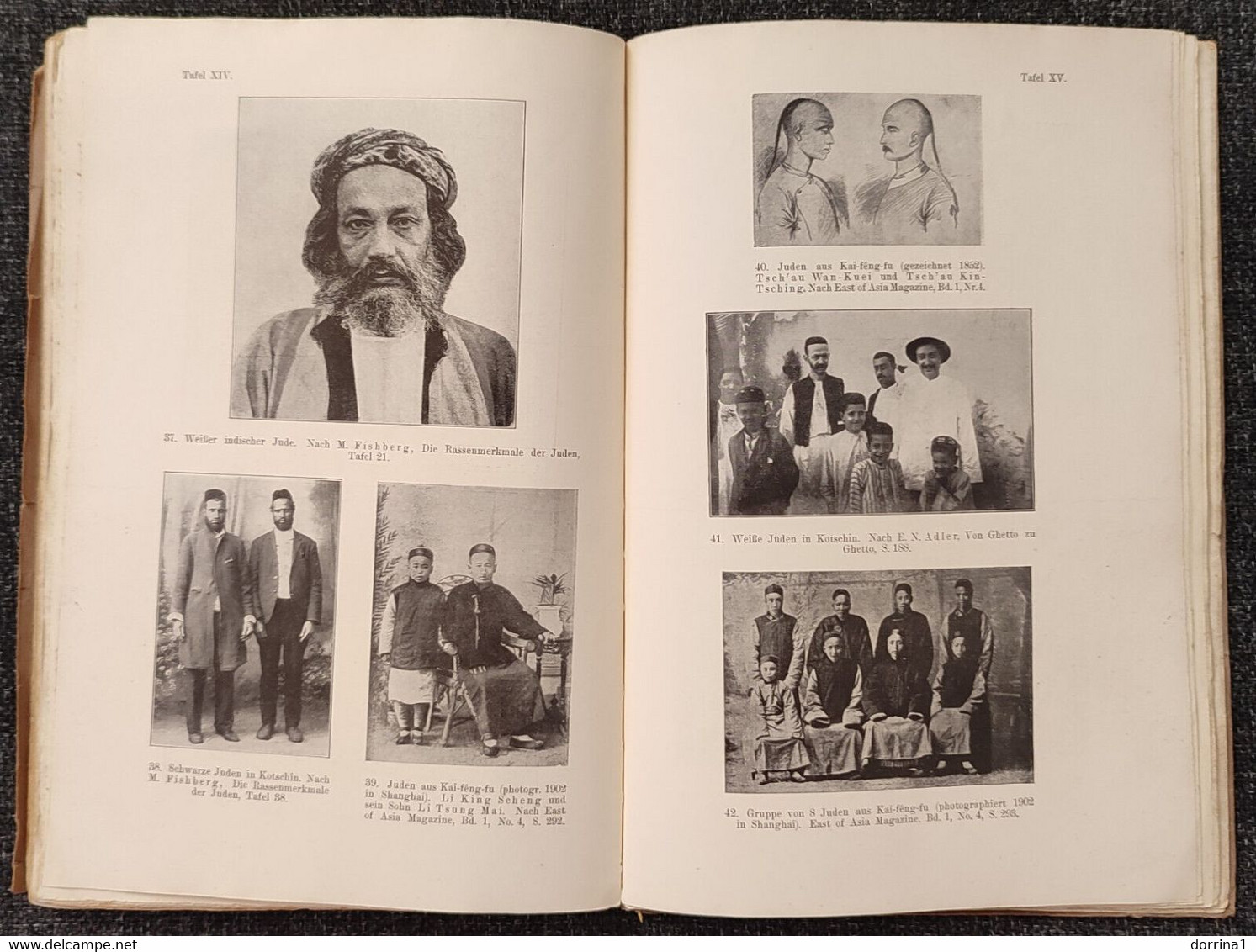 Sigmund Feist stammeskunde der juden 1925 Jewish Judaica book - Juif Juive Israelite