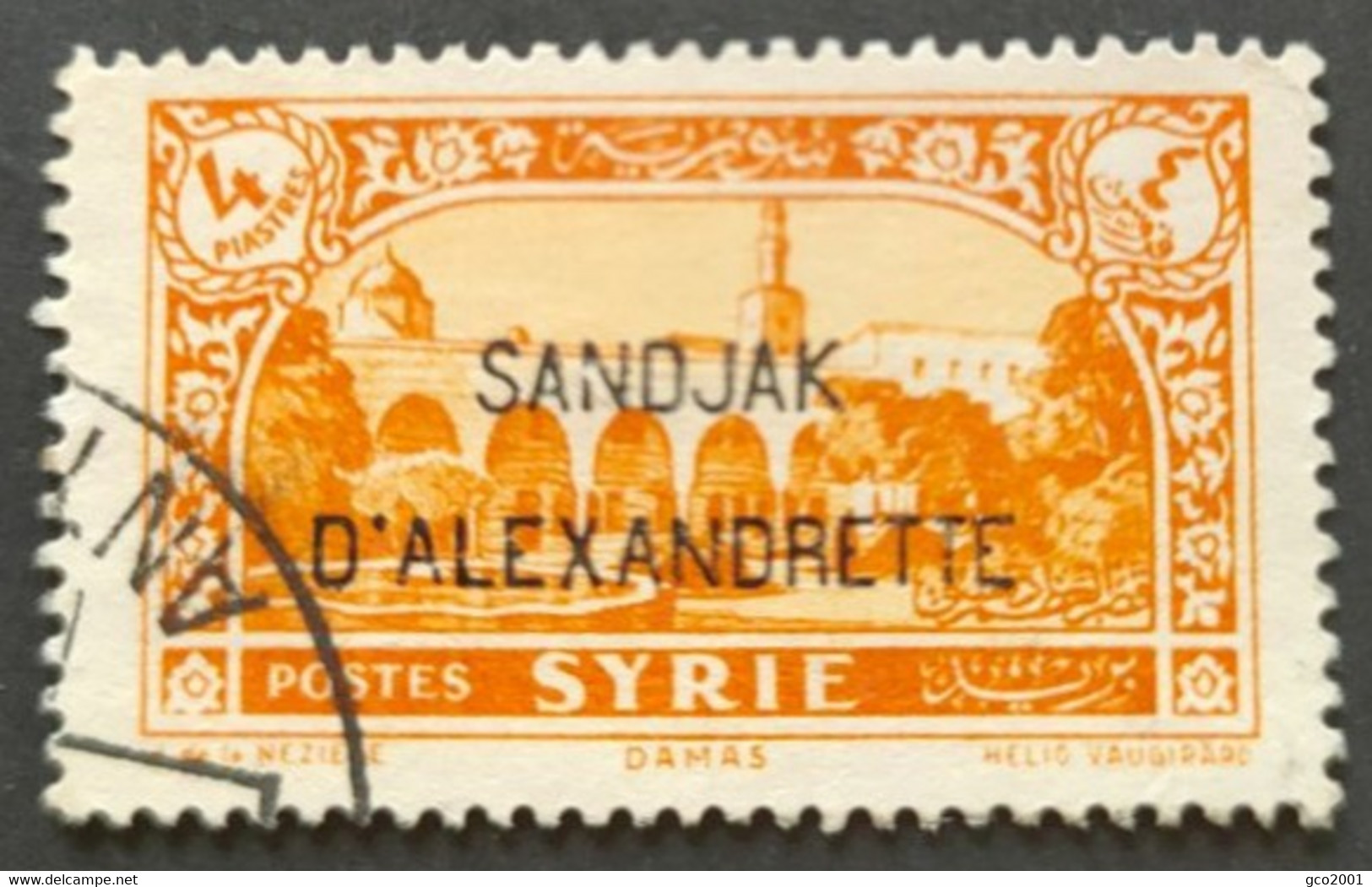 ALEXANDRETTE / YT 9 / PALAIS AZEM - DAMAS / Oblitéré / Used - Used Stamps