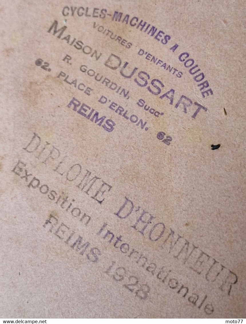 ancien LIVRET Instructions MODE D'EMPLOI - MACHINE à COUDRE - Reims - Vers 1928 -Environ 8.5x14 cm 32 pages