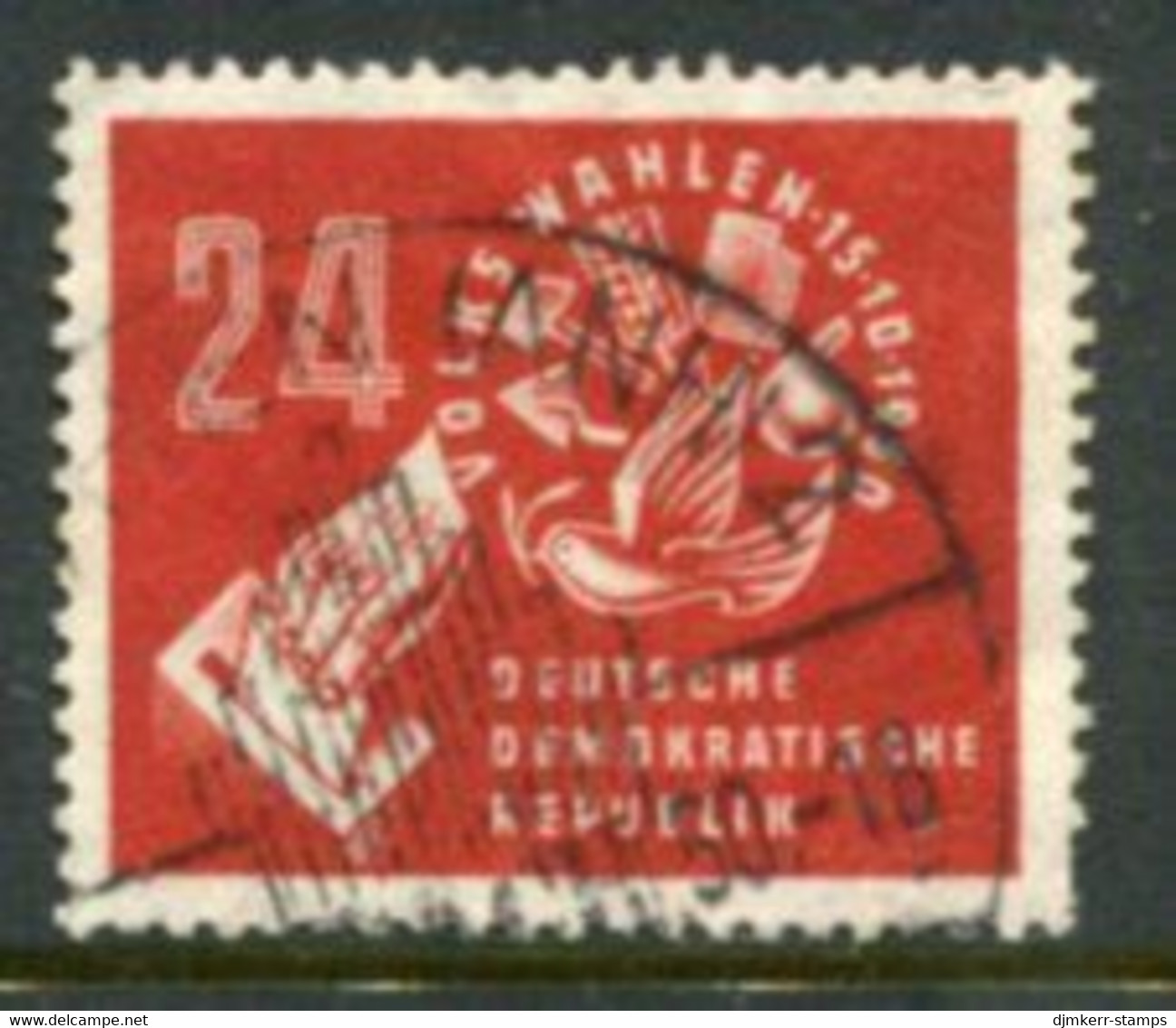 DDR / E. GERMANY 1950 National Elections Used.  Michel  275 - Gebraucht