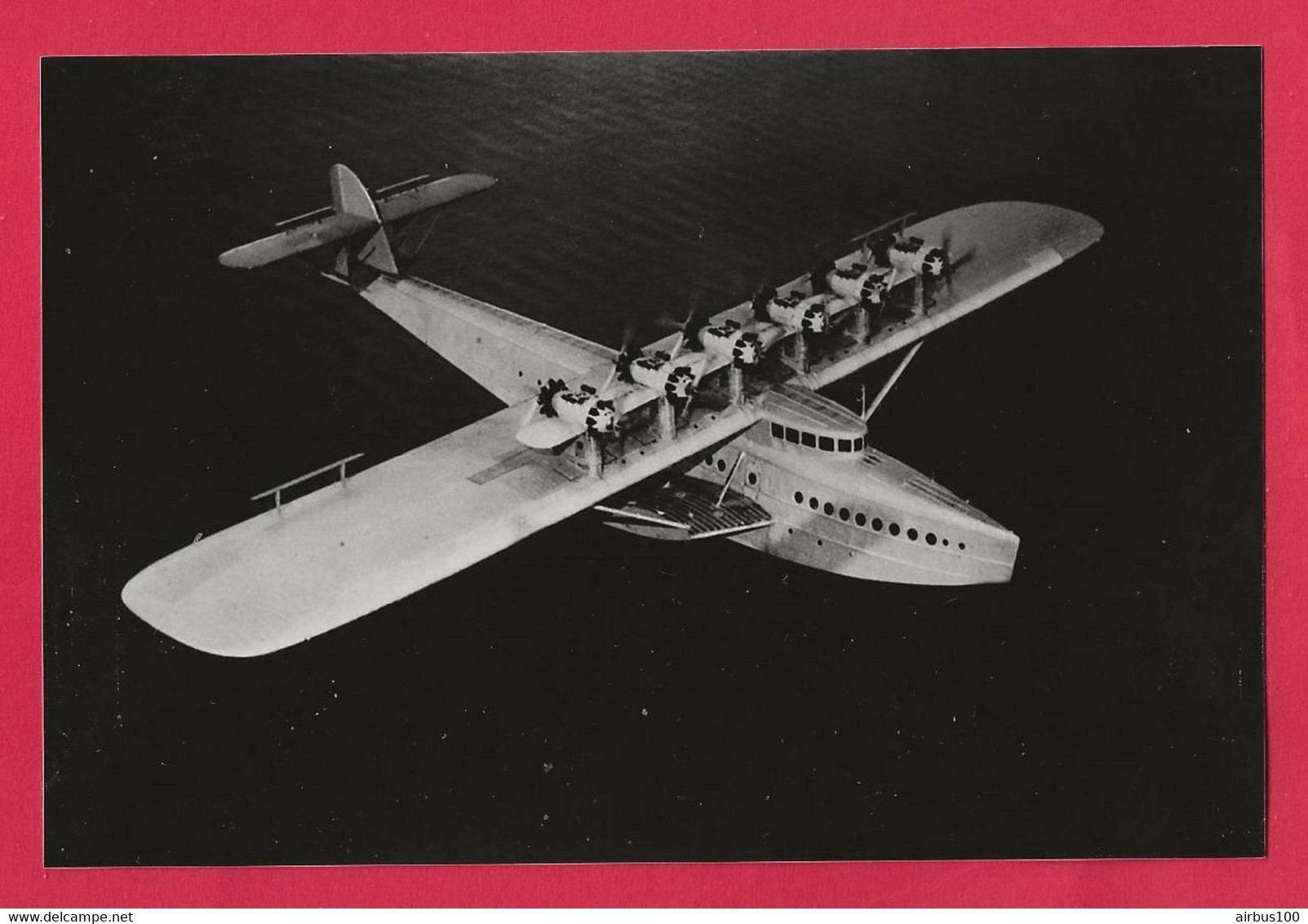 BELLE PHOTO REPRODUCTION AVION PLANE FLUGZEUG - DORNIER DO X HYDRAVION 6 MOTEURS - 3 EXEMPLAIRES CONTRUITS - Luchtvaart