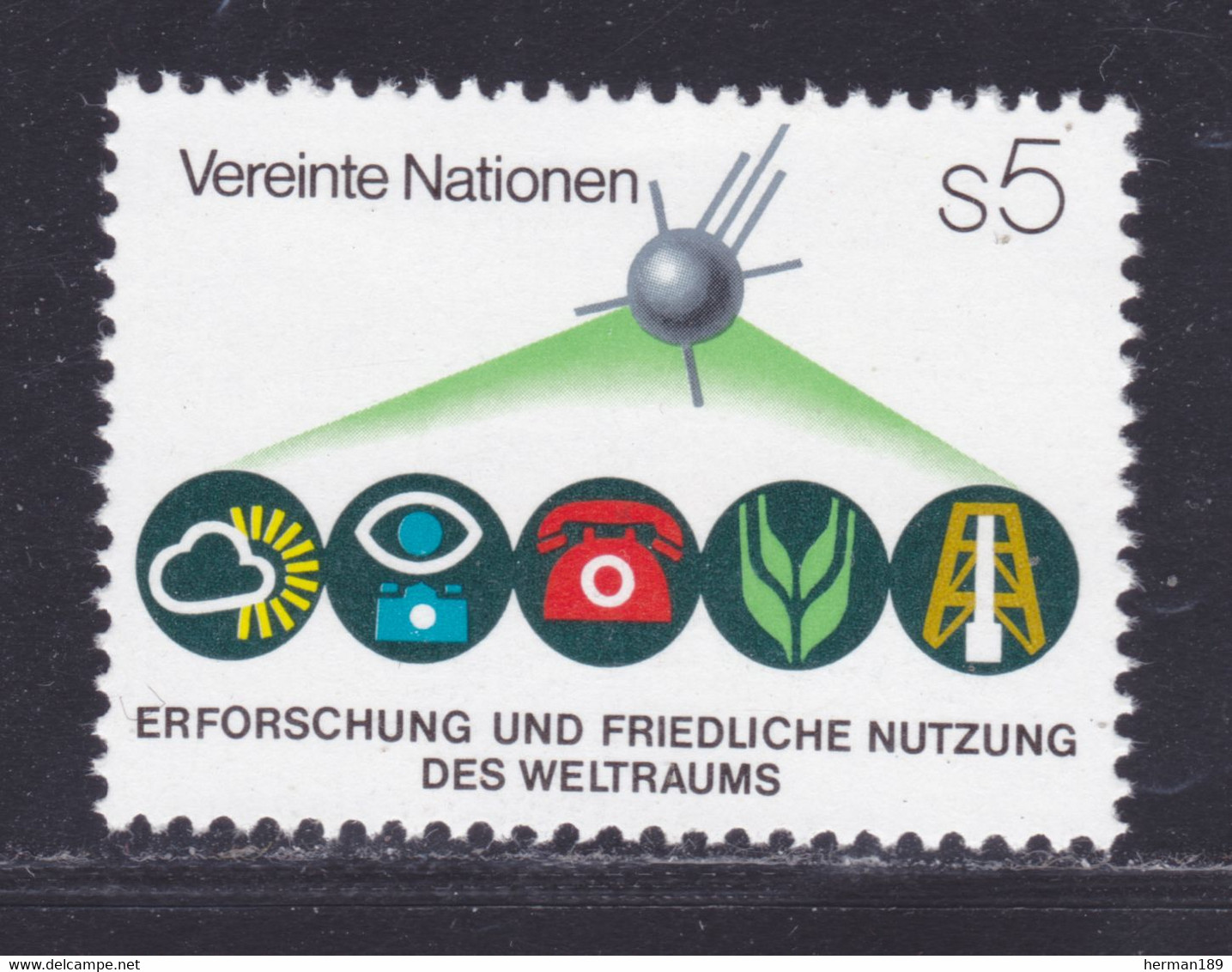 NATIONS UNIES VIENNE N°   26 ** MNH Neuf Sans Charnière, TB (D8590) Espace Extra-atmosphérique - 1982 - Neufs