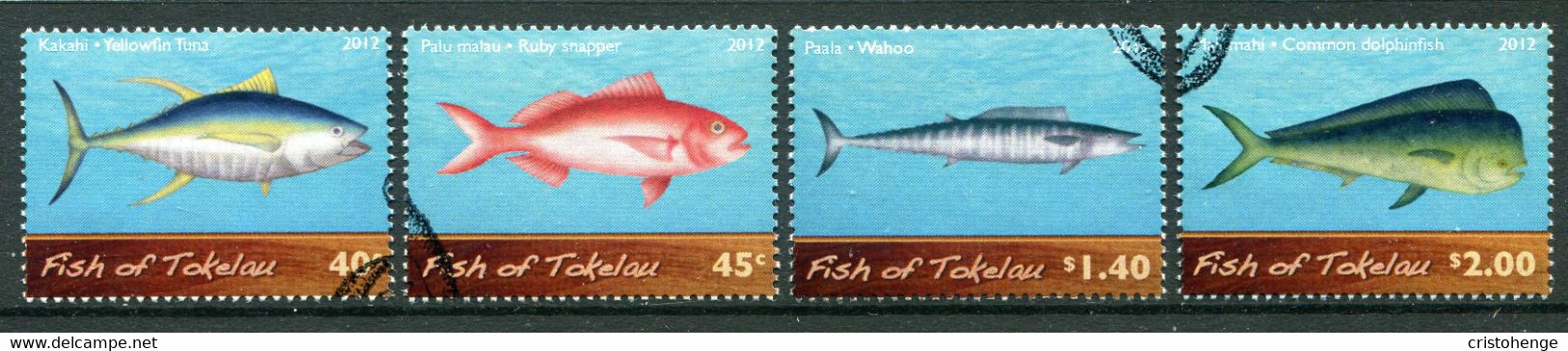 Tokelau 2012 Fish Set Used (SG 441-444) - Tokelau