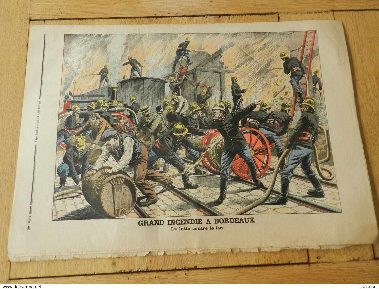 Le Petit Journal 1906 Sapeurs Pompiers /incendie Bordeaux - 1900-1949