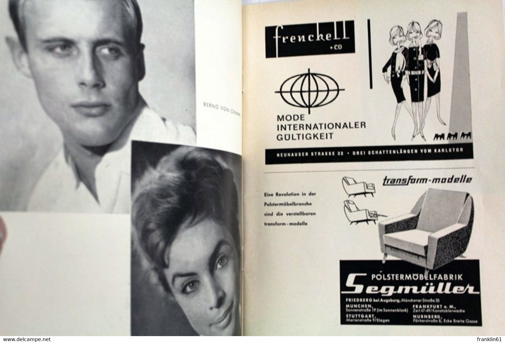 Kleine Komödie. Grosses Haus Im Bayerischen Hof. Heft 2/Ausgabe 1. Spielzeit 1961/62. - Theater & Tanz