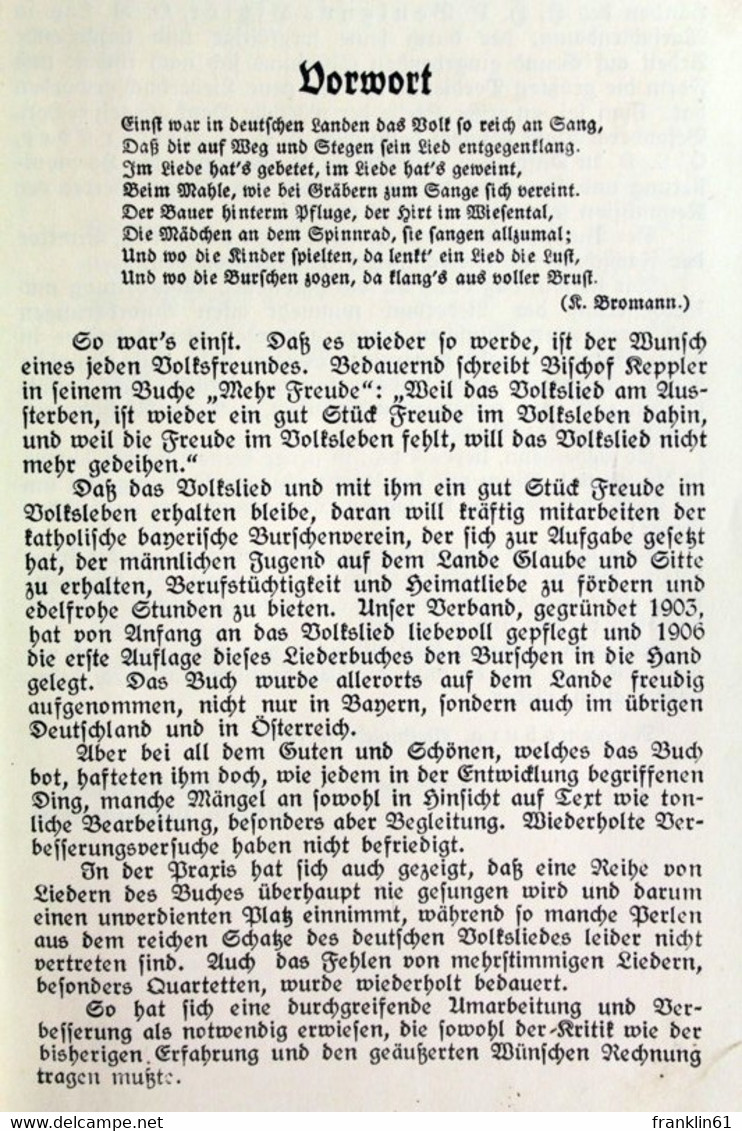 Burschen-Liederbuch - Music