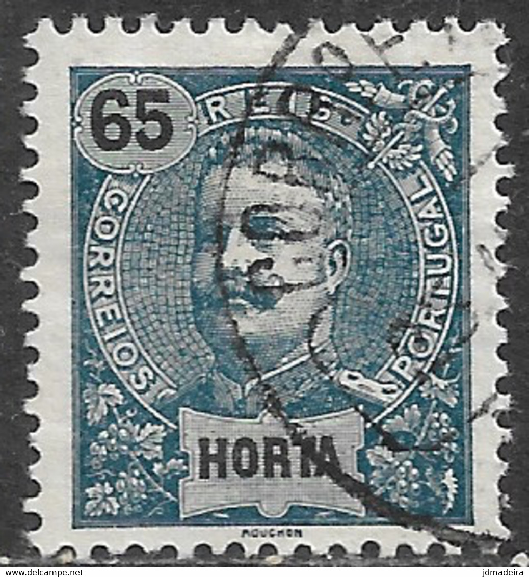 Horta – 1898 King Carlos 65 Réis Used Stamp - Horta