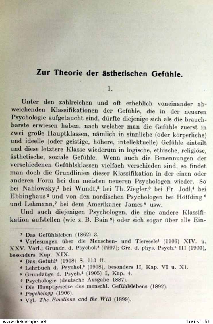 Ästhetische Streitfragen. - Philosophie