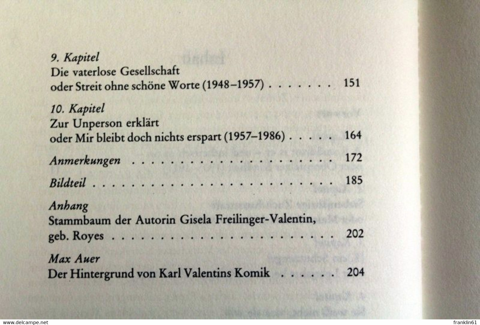 Karl Valentins Pechmarie : eine Tochter erinnert sich.