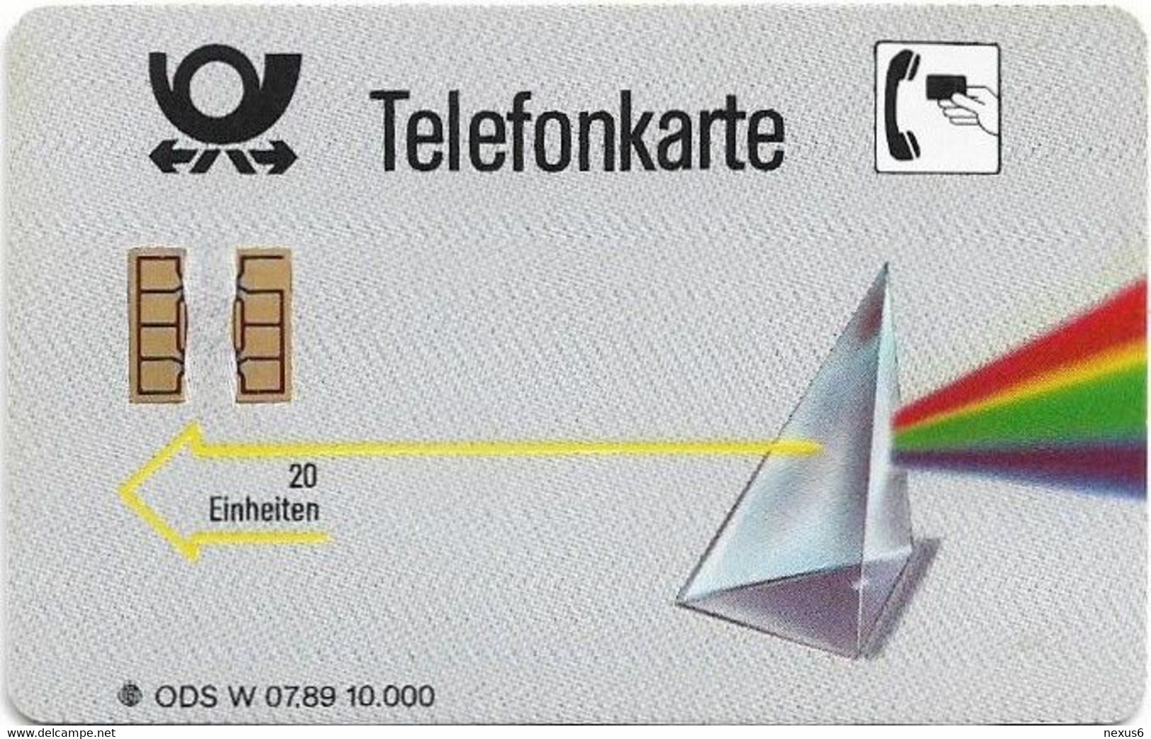 Germany - Internationale Funkausstellung Berlin 1989 - W15-07.89 - 20U, 10.000ex, Used - W-Series: Werbekarte Der Dt. Bundespost