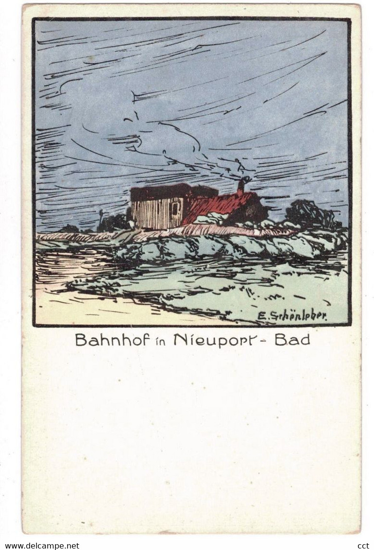 Nieuport  Nieuwpoort  Bahnhof In Nieuport-Bad    GARE STATION - Nieuwpoort