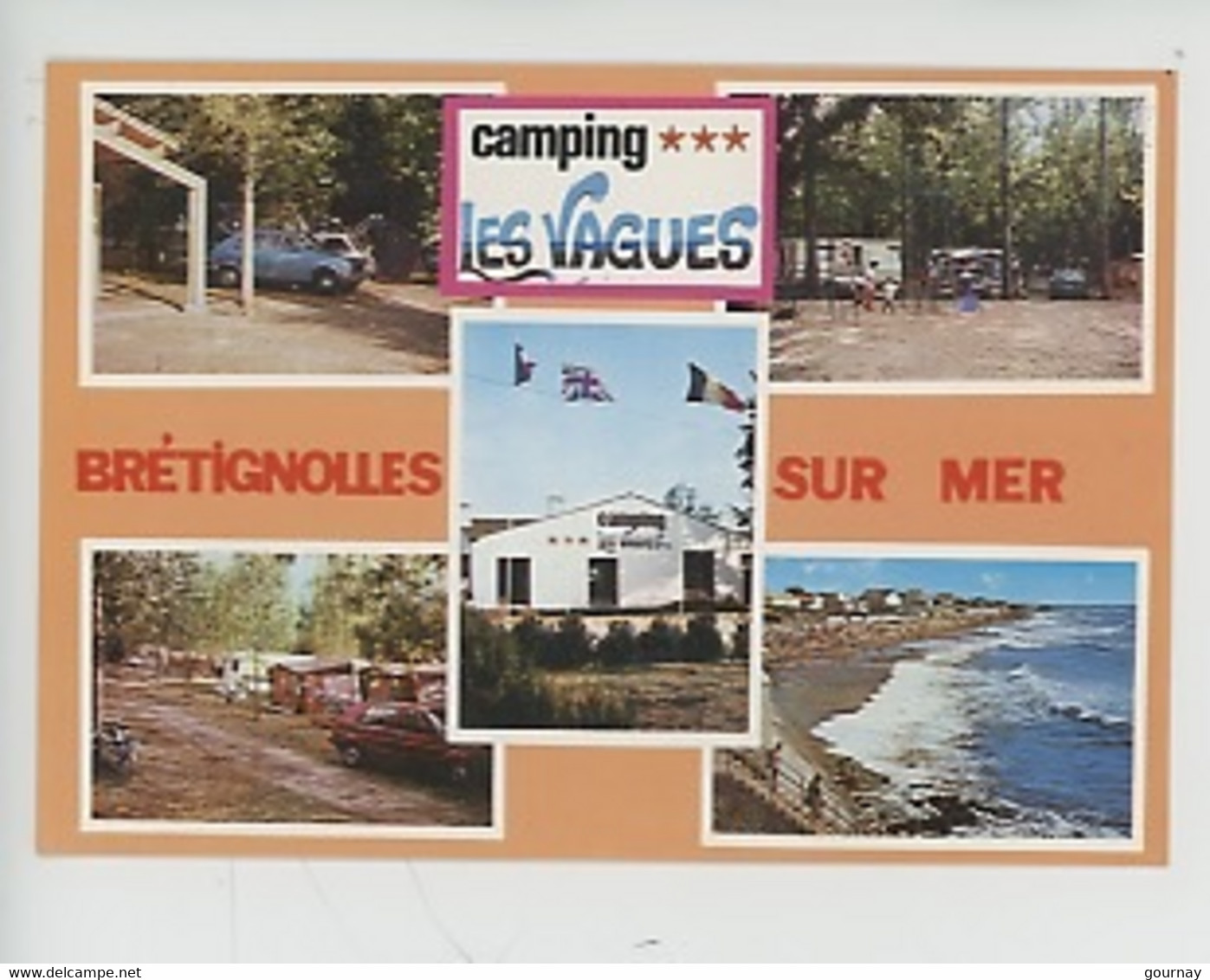 Brétignolles Sur Mer : Le Camping "Les Vagues" Multivues (téléphone Jeux Tennis Animation..) - Bretignolles Sur Mer