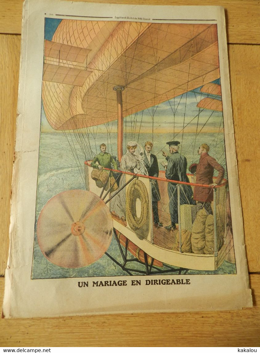 Le Petit Journal 1911 La Peste En Mandchourie Grande Muraille /un Mariage En Dirigeable - 1900-1949