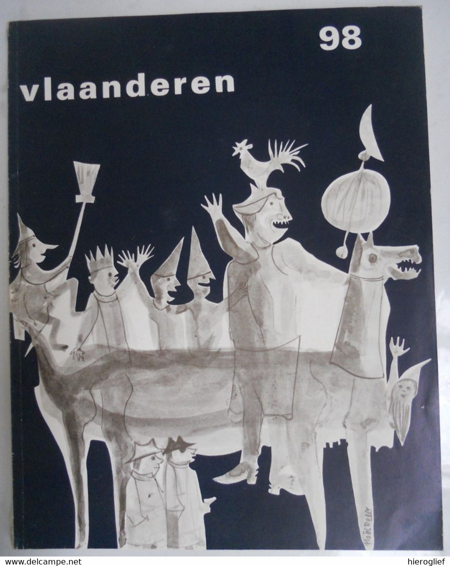 Het Jeugd- En Kinderboek In Vlaanderen - Tijdschrift VLAANDEREN 98 Jeugdboek Boek Illustratie Auteur Illustrator Bib - Giovani