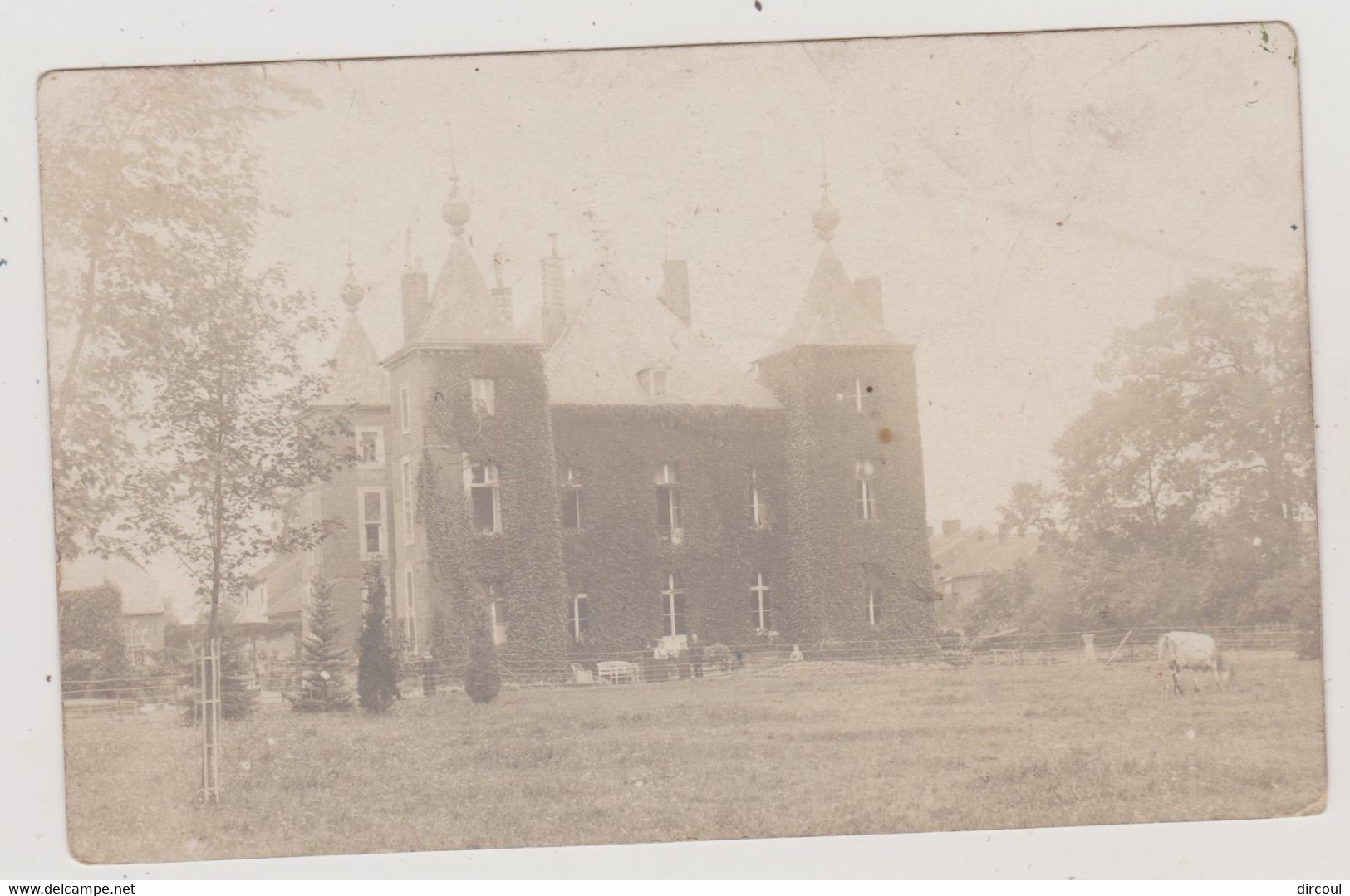 50811  Hollogne  Aux  Pierres  Chateau De BIERSET   Carte  Photo  1916 - Grâce-Hollogne