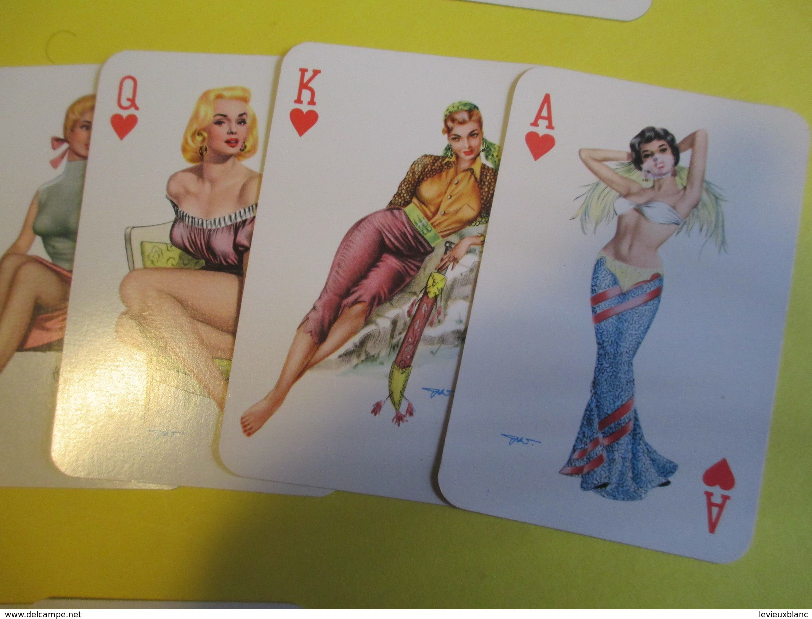 55 Playing Cards/Cartes à Jouer De Charme/ " Darling"/Heinz Villiger/Joker/Germany/Vers 1950-1960    CAJ27bis - Otros & Sin Clasificación