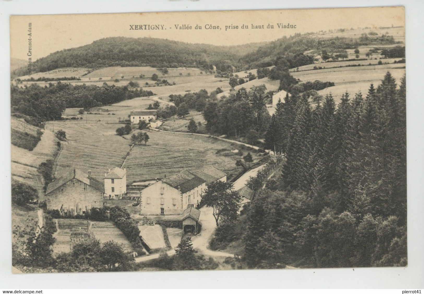 XERTIGNY - Vallée Du Cône, Prise Du Haut Du Viaduc - Xertigny