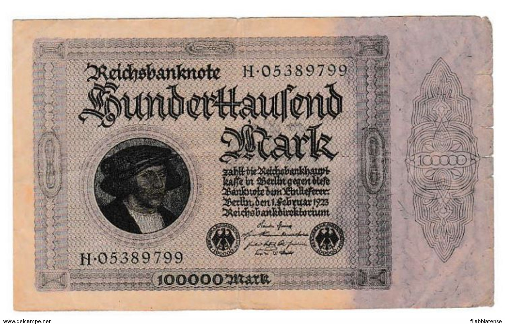 Germania - 100000 Marchi Del 1923    ++++++ - 100.000 Mark