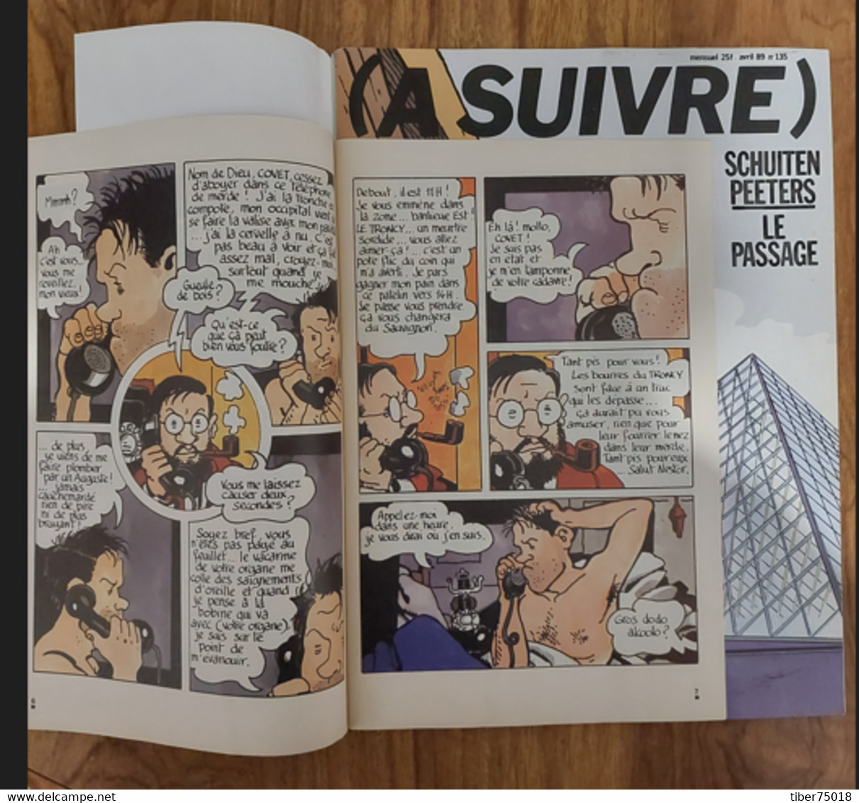 Magazine (A Suivre) (22,5 X 30) Bandes Dessinées + Additif : Illustration Tardi - Fortsetzungen