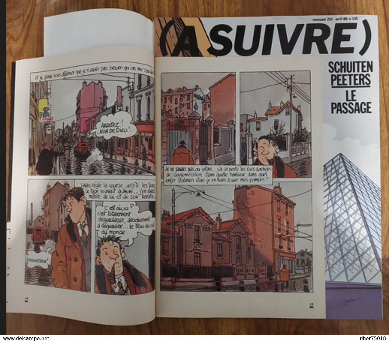Magazine (A Suivre) (22,5 X 30) Bandes Dessinées + Additif : Illustration Tardi - A Suivre
