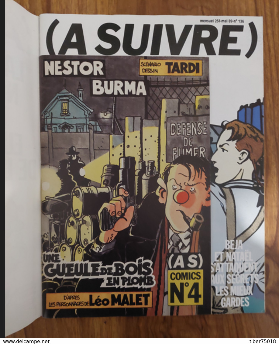 Magazine (A Suivre) (22,5 X 30) Bandes Dessinées + Additif : Illustration Tardi - A Suivre