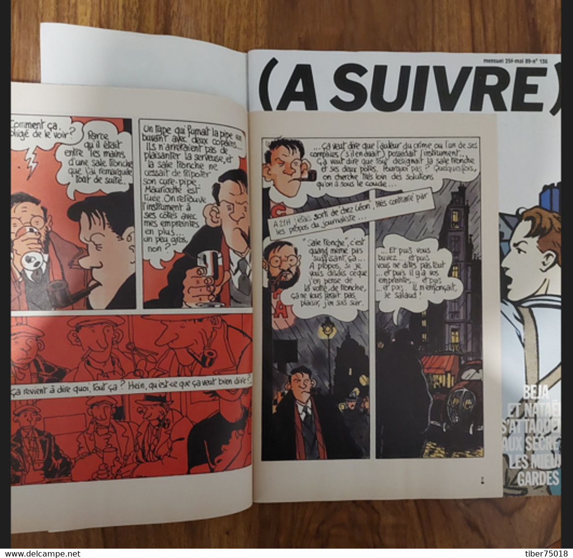 Magazine (A Suivre) (22,5 X 30) Bandes Dessinées + Additif : Illustration Tardi - A Suivre