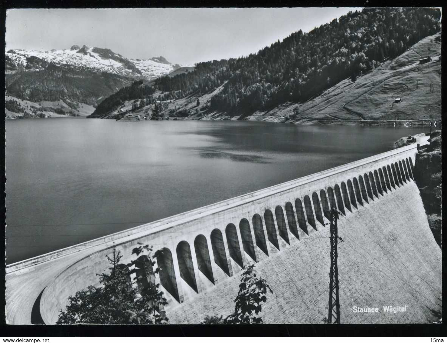 Innerthal Gasthaus Stausee Wägital Schmid Walz 1959 Gaberell - Innerthal