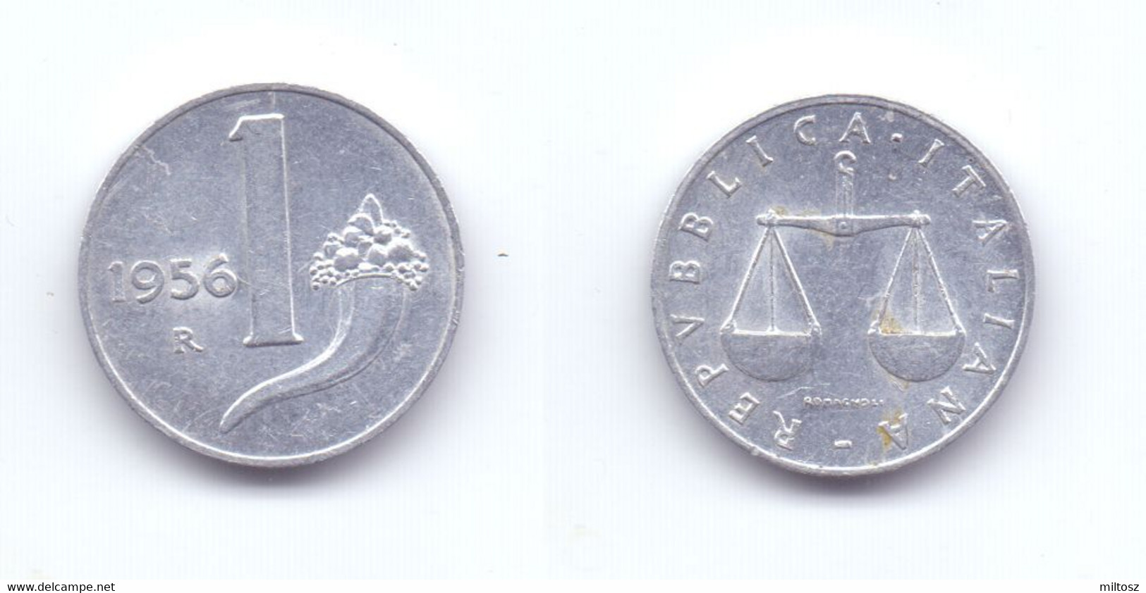 Italy 1 Lira 1956 - 1 Lire