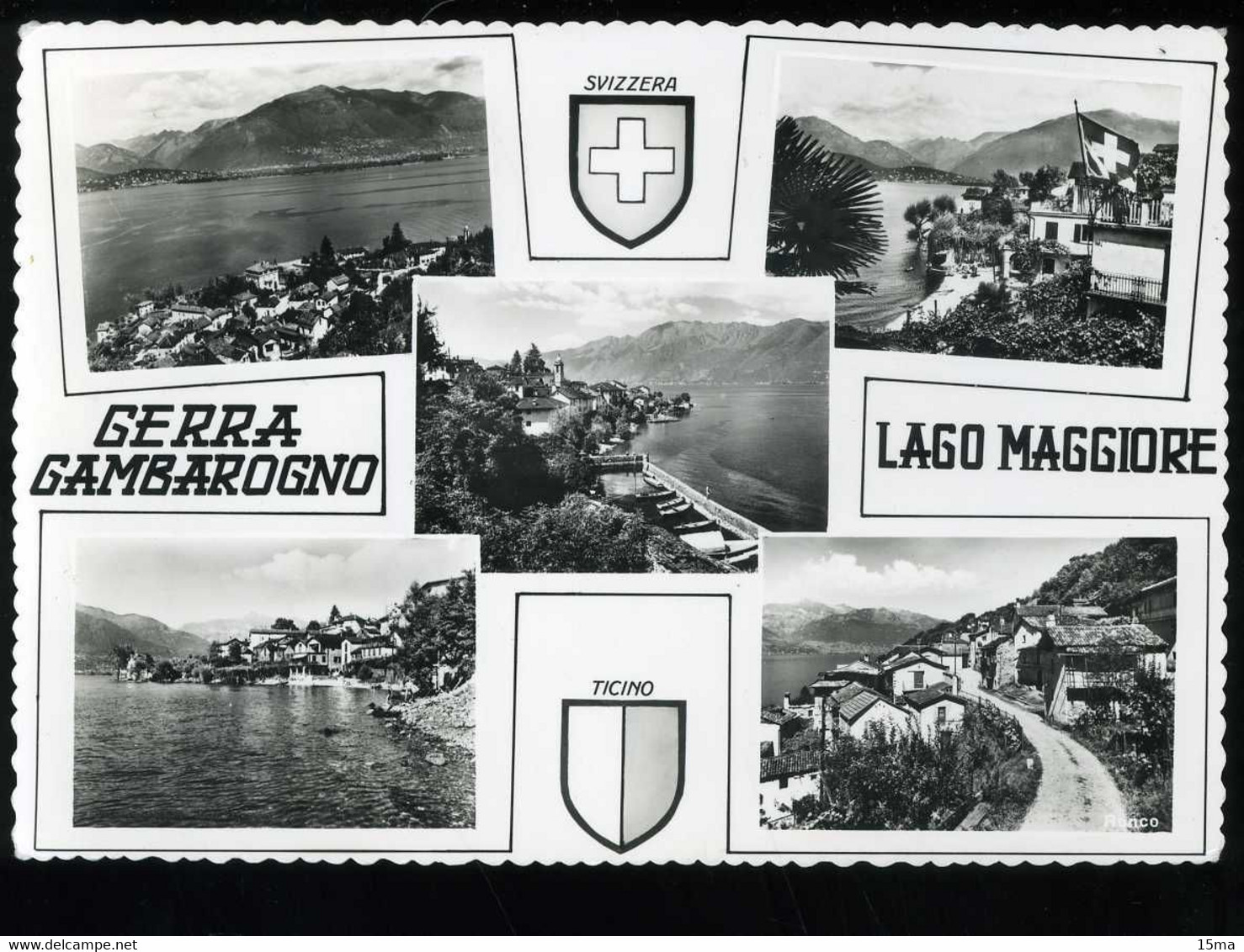 Gerra Gambarogno Lago Maggiore Cantone Ticino 1965 Sabrina - Cugnasco-Gerra