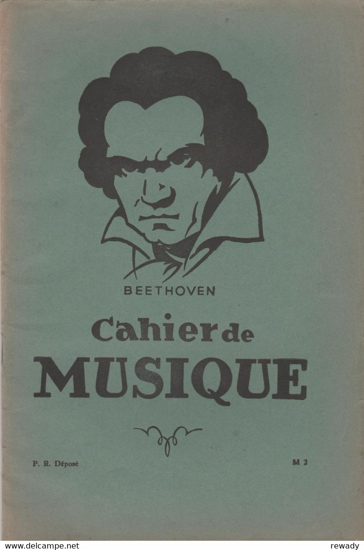 France - Cahier De Musique - Beethoven - Material Y Accesorios