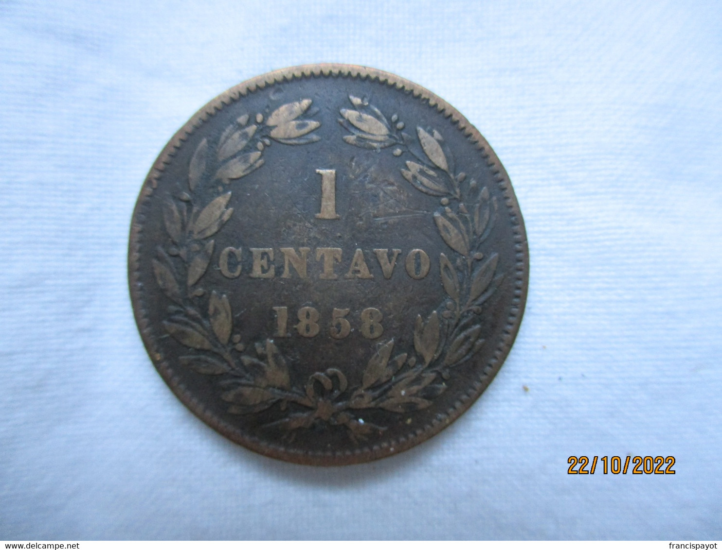 Venezuela: 1 Centavos 1858 - Venezuela