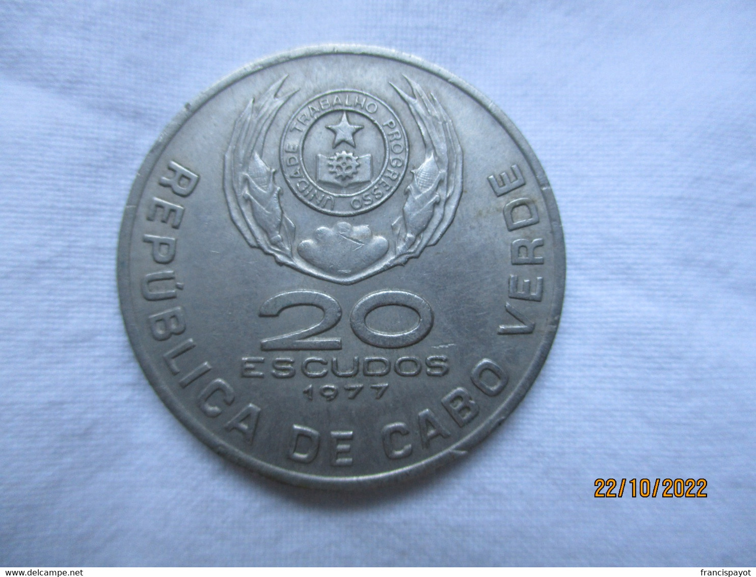 Cape Verde: 20 Escudo 1977 - Cap Vert