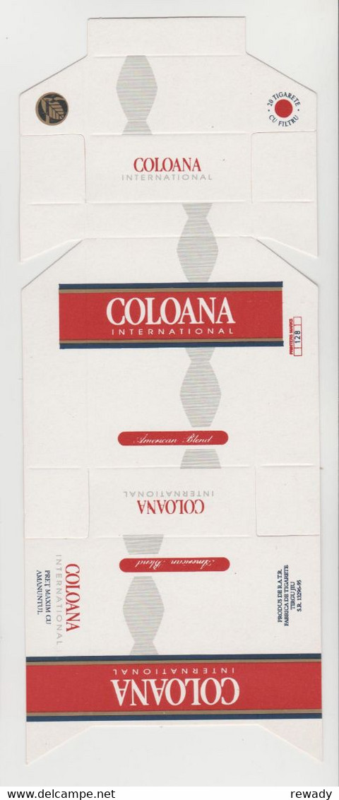 COLOANA International - Emballage Cartonne Cigarette - Fabrica De Tigarete Tirgu Jiu - Estuches Para Puros