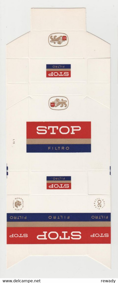 STOP Filtro - Emballage Cartonne Cigarette - Italia - Estuches Para Puros