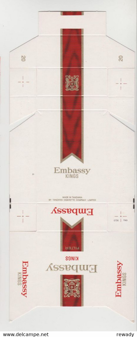 EMBASSY Kings - Emballage Cartonne Cigarette - Étuis à Cigares