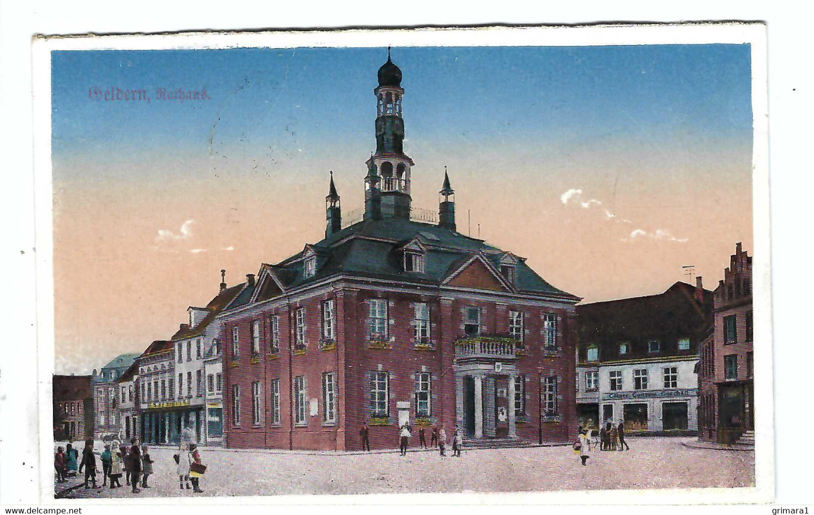 Geldern  Rathaus   BELGIE LEGERPOSTERIJEN 1921 - Geldern