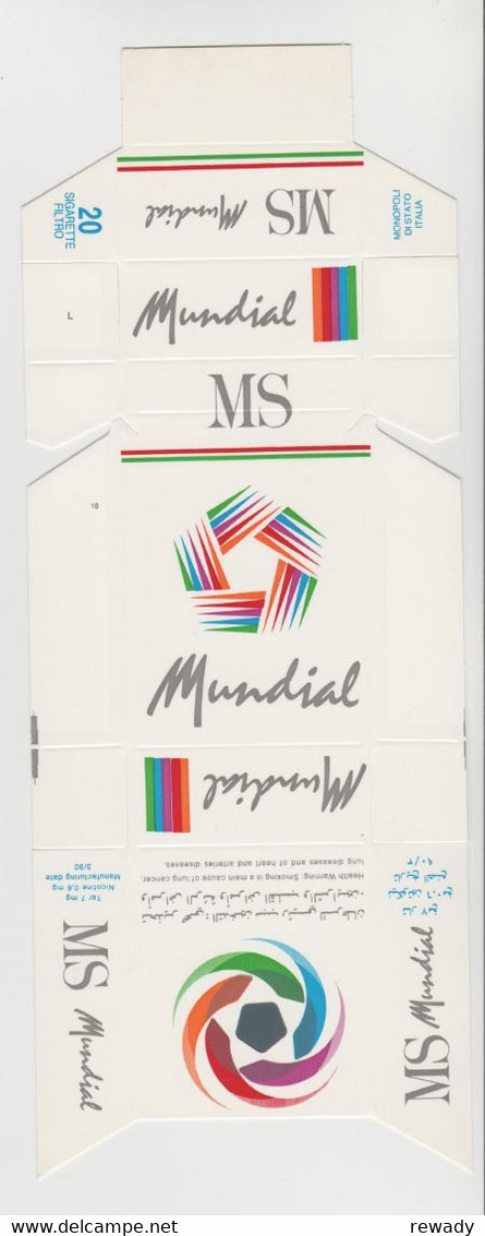 MS Mundial - Emballage Cartonne Cigarette - Sigarenkokers