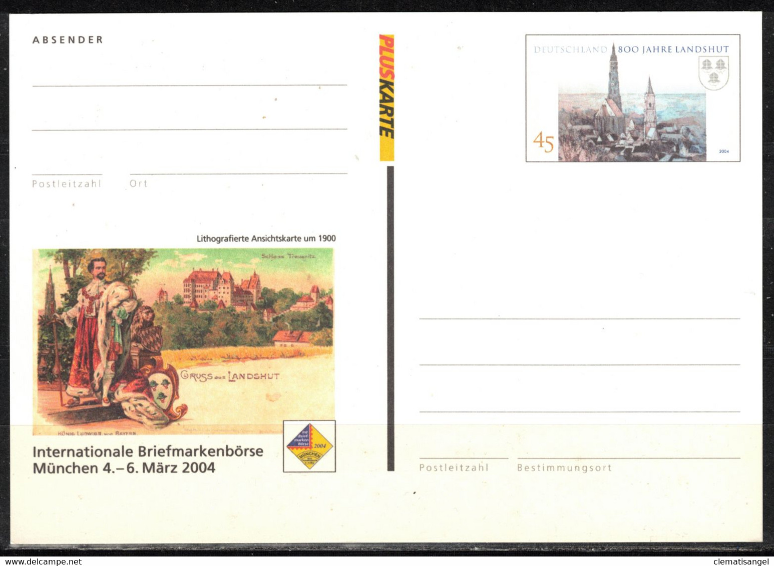 90q * BUNDESREPUBLIK * GANZSACHE LANDSHUT * UNGEBRAUCHT ** - Private Postcards - Mint