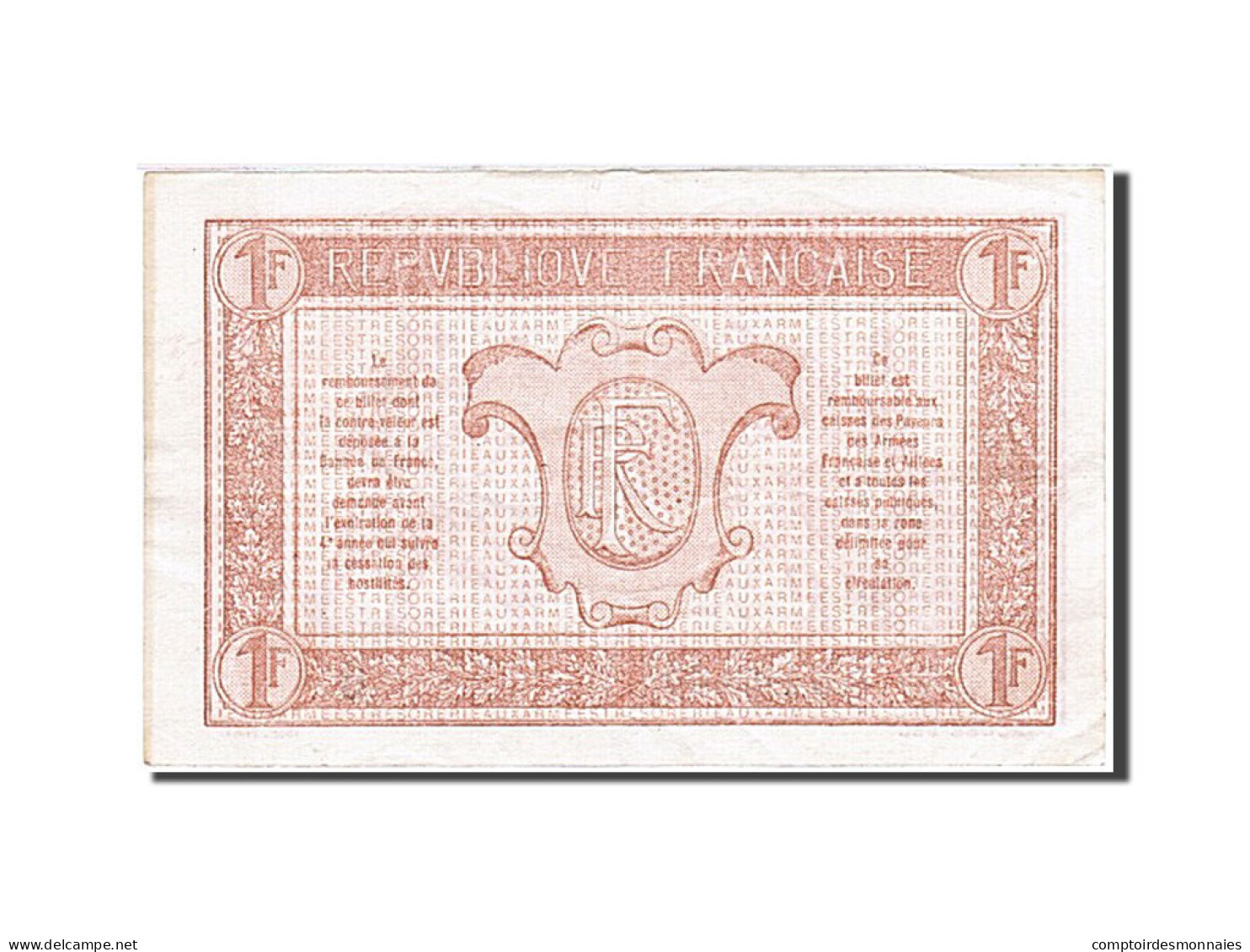 Billet, France, 1 Franc, 1919, 1919, TTB, KM:M5 - 1917-1919 Legerschatkist