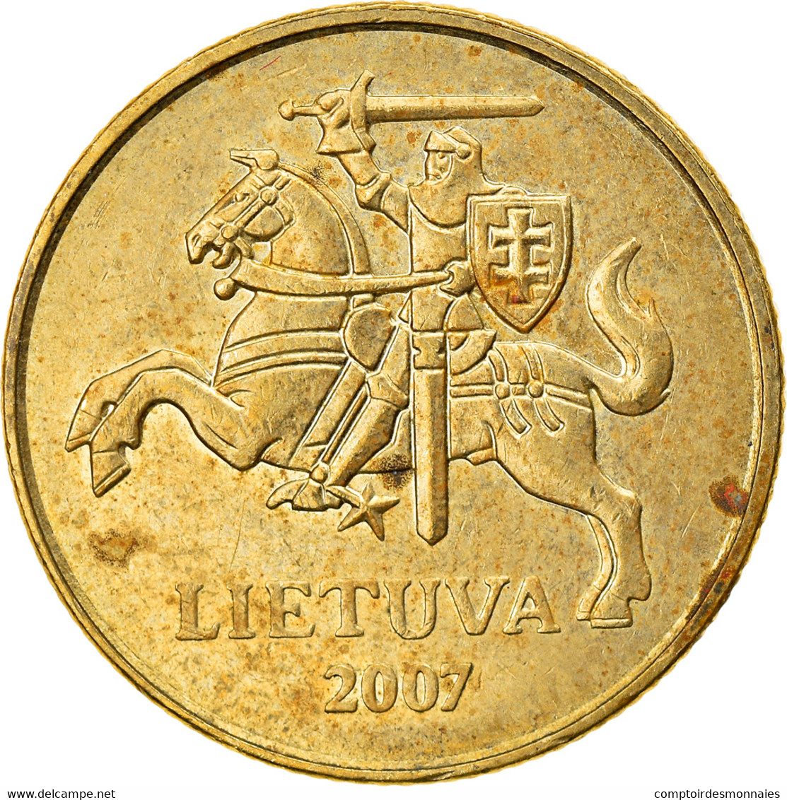 Monnaie, Lithuania, 20 Centu, 2007, TTB, Nickel-brass, KM:107 - Lituania